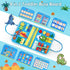 1-3, 1 2 3 Toddler Busy Board Montessori Toys - Sensory Busy Book for Toddlers Dinosaur Learning Activity for Fine