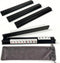 ezylgo Mahjong Racks with Pushers Set of 4, Solid Pine Wood Tile Holders
