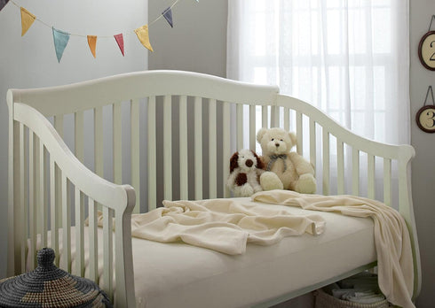 American Baby Company 100% Cotton Thermal Waffle Swaddle Blanket, Cream, 30" x 40" for Boys and Girls