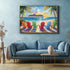 PICKFORU 1000 Summer Beach Puzzles for Adults Piece, Rainbow Beach Lounge Chair Puzzle, Colorful Ocean Jigsaw Puzzle