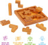 Wooden Brain Teaser Puzzles for Kids and Adults, New Level of Challenge for Mental Workout