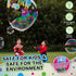 WOWMAZING Giant Bubble Kit: Unicorn - Includes Wand, 2 Big Bubble Concentrate Pouches, Outdoor Toy