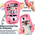 TAMOIE 0-6 Tummy Baby Play Gym for Months, High Contrast Time Mat, Kick and Play Piano, Music and Lights, Newborn Gifts