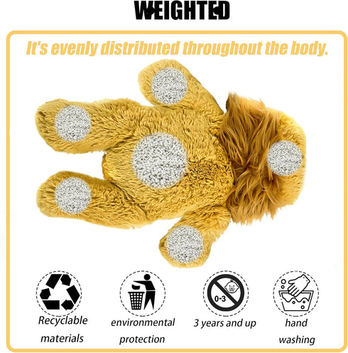 20" 4 20 inch 4 YOUBLEK | Pounds Weighted Stuffed Animals,Sensory Comfort Plush Throw Pillow Toy, Soft for Home