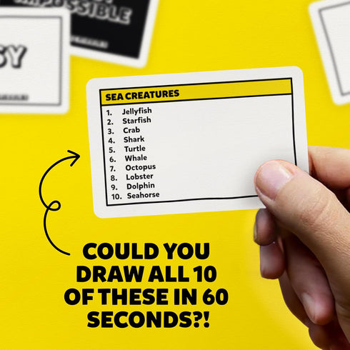 Six Second Scribbles: The frantically Fast and fantastically Fun Drawing Game | A Family Friendly Party Game