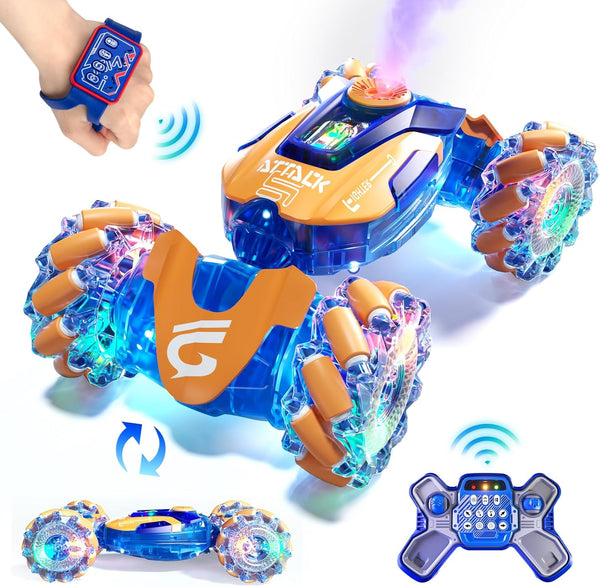 Uregoio Gesture Sensing RC Stunt Car Toys for Kids, 2.4Ghz Hand Controlled