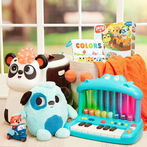 Set Set 3+ Pack 3 B. toys Jigsaw Puzzles Classic with Colorful Designs Educational and Developmental Toys for Years