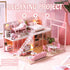 Creative Miniature Dollhouse Kit with Furniture - Perfect Gift for Art Lovers