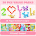 28 Packs JOYIN Valentine's Day Cards with Snake Twist Toys for Kids, Snake Twist Puzzle Magic Stress Relief Fidget Toys