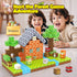 100PCS Set, 4-8, 3+ Magnetic Blocks - Build Mine Magnet World Forest STEM Building Toys for Kids Ages Classroom Must