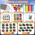 192Pcs Set BenLouis Monster Truck Party Favors Truck Car Birthday Stampers Stickers School Stationery Bulk for Kids