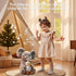 TUMAMA Elephant Stuffed Animal Toys, Interactive Singing Talking Plush Elephant and Bird Toy, Baby Animated Animals