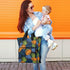 SUABO Backpack Colorful Palm Leaf Pattern Baby Diaper Bag Large Bag Waterproof Travel Diaper Bags for Moms and Dads