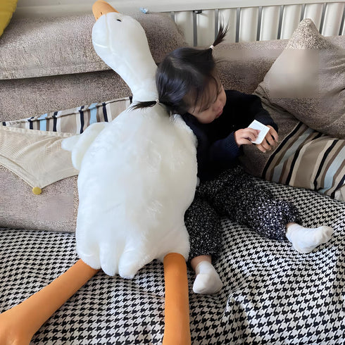 35" 0+(Birthday Ryttir Giant Goose Plush - Extra Soft Goose Stuffed Animal Hugging Pillow with Rotund Belly,Safety