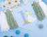 Agkvw 1st 1st One Funny Goose High Chair Banner for Boys - Goose Theme Birthday Decorations, Blue Gingham Style