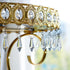 50pcs 38mm H&D Crystal Icicle Pendant Chandelier Prisms Drops Lamp Candle Holders Curtain DIY Parts(Clear)