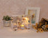Ogrmar DIY Wooden Dollhouse Kit with LED Light & Cover