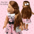 Gift Boutique 18 Inch Poseable Girl Doll with Fine Hair, Clothes, Shoes, Purse, Accessories, Princess Doll for Kids
