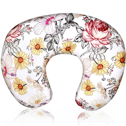 Charming Floral Slipcover for Nursing Pillow - Perfect for Baby Girls