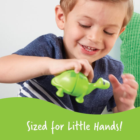 Learning Resources Snap-n-Learn Matching Dinos - 18 Pieces, Toddler Fine Motor Toys, Counting & Sorting