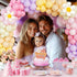 Hombae Groovy One Birthday Decorations, Hippie Daisy First Party Decor, Boho Themed Backdrop Balloon Monthly Photo