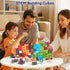 EWED 200PCS 3+ Magnetic Blocks - Easter Toys for Kids, Magnetic Building Blocks Cubes Tiles, Stacking Magnets School