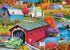 Country Escapes - Hill Village Covered Bridge 500 Piece Puzzle