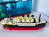 247 PCS MOC RMS Cruise Sank Titanic Break in Half Toy Building Blocks with Case, Ship Boat Kits Model