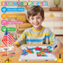 Playset, 5 6 7 8 9 10 11 12 13+ Alritz Pretend Teacher Role Pretend Play Kids School Toys Kit Include Map, Calendar
