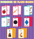 Carson Dellosa Toddler Flash Cards 4 Pack, Alphabet, Sight Word, Colors & Shapes, Number Flash Cards for Preschool