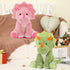 24inch Tezituor Large Pink Dinosaur Stuffed Animals, Large Stuffed Dinosaur Plush Toys for Boys Girls, Hugging Soft