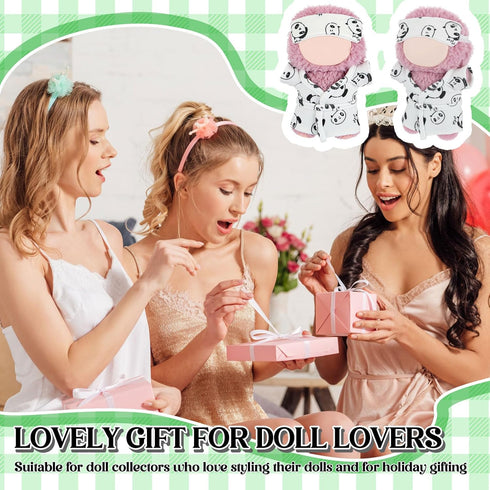 Simgoing 17cm Set 17cm Doll Clothes Pajamas with Eye Mask Good Night Bathrobe, Bathrobe Belt Outfit Gifts Fits Most