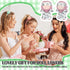 Simgoing 17cm Set 17cm Doll Clothes Pajamas with Eye Mask Good Night Bathrobe, Bathrobe Belt Outfit Gifts Fits Most