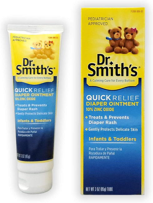 Dr Smith's Dr. Smith's Diaper Ointment Dr. Smith's, 3-Ounce (Pack of 2)