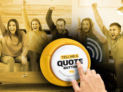 101 Quote Sound Button | Fully Loaded | Pre-Recorded Motivational Quotes | Positive Thinking Easy, Better Than