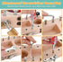 Set 3 4 5 Montessori Screwdriver Board with Lock and Key, Montessori Toys for Year Old, Wooden Screw Driver Activities