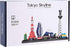Japan Tokyo Skylines Architecture Micro Building Sets, Famous Landmark Collection Mini Blocks Kit for Adults, 1880