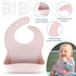 Silicone Baby Feeding Set, First Stage Baby Eating Supplies, Suction Bowl, Bib, Spoon, Gift Bag, 6-12 Months