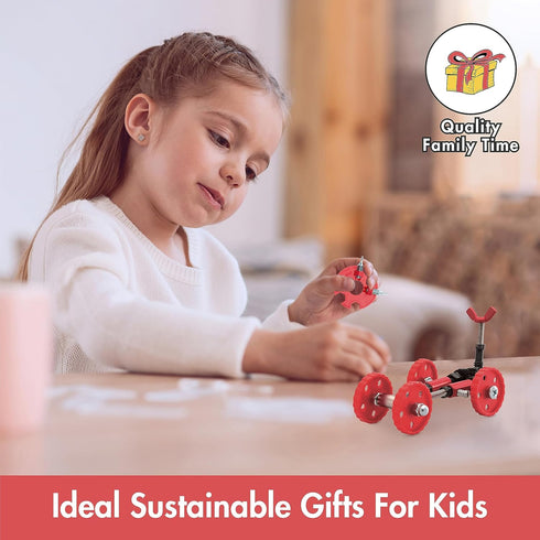Vehicle Stem Building Toys - Educational Build Your Own Robot Toy for Kids Age 6+ - FormulaBit