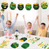 LioNergy 24 Packs St. Patrick's Day Crafts for Kids, DIY Pot of Gold Cutouts Craft Kits Shamrock Gold Coins Leprechaun