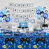 81 Pcs Video Game Party Supplies: 7th Birthday Video Game Decor Dinner Plates, Napkins, Tablecloth, Forks for 20
