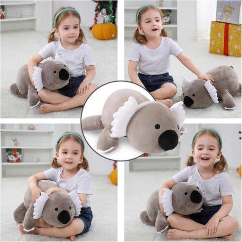 Weighted Stuffed Animals, 24" Weighted Koala Plush Toy, Soft Giant Plushie Gifts for Kids & Adults
