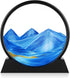 Herecanli Moving Sand Art Picture - 3D Quicksand Painting Decor - Round Glass