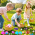 Phaorui 318 100 sets Pcs bulk Easter Egg with toys filled inside for kids, plastic Easter egg stuffed with toys self