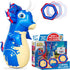 Dinosaur Kids Punching Bag: Inflatable Punching Toy Filled with Sand, Bounce-Back Action for Indoor Outdoor Party Games