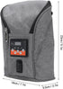 Portable Adjustable Temperature Baby Bottle Warmer Bag - Insulated Milk Heater for Outdoor Use (Grey)