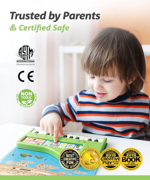 3-5 3, 4 BEST LEARNING My First Piano Book - Educational Musical Toy for Toddlers Kids Ages Years - Ideal Year Old Boy