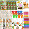 Cinrobiye 72 Pcs Woodland Animals Party Favors, Forest Creatures Coloring Books Crayons
