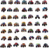 50PCS Monster Truck Stickers, Waterproof Car Stickers for Kids, Cool Gifts for Water Bottles, Skateboard, Laptop