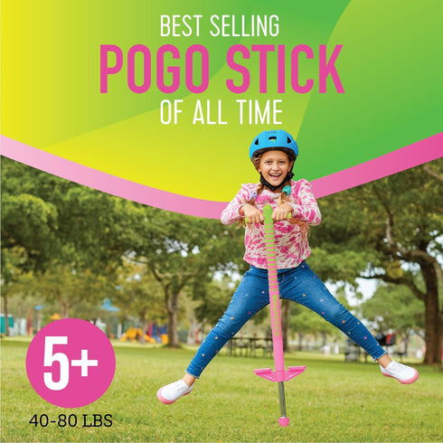 Flybar Maverick Pogo Stick for Kids Ages 5+, Perfect for Beginners, Outdoor Toys for Boys and Girls